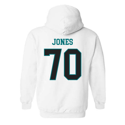 Coastal Carolina - NCAA Football : Daniel Jones - Classic Fashion Shersey Hooded Sweatshirt-1