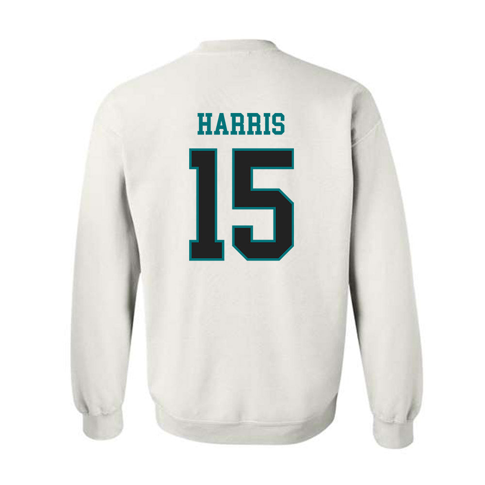Coastal Carolina - NCAA Women's Basketball : Tateyoina Harris - Classic Fashion Shersey Crewneck Sweatshirt-1
