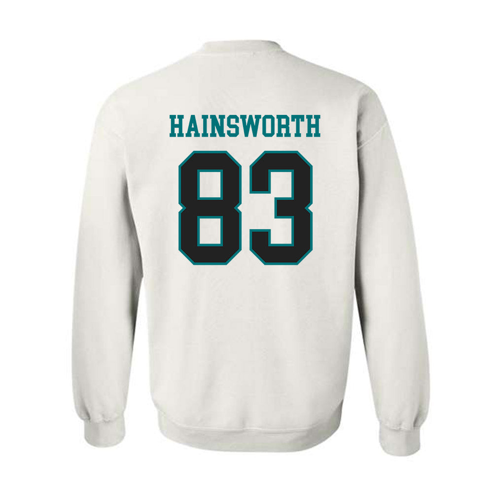Coastal Carolina - NCAA Football : Kd Hainsworth - Classic Fashion Shersey Crewneck Sweatshirt-1