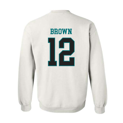 Coastal Carolina - NCAA Men's Basketball : Devin Brown - Classic Fashion Shersey Crewneck Sweatshirt-1
