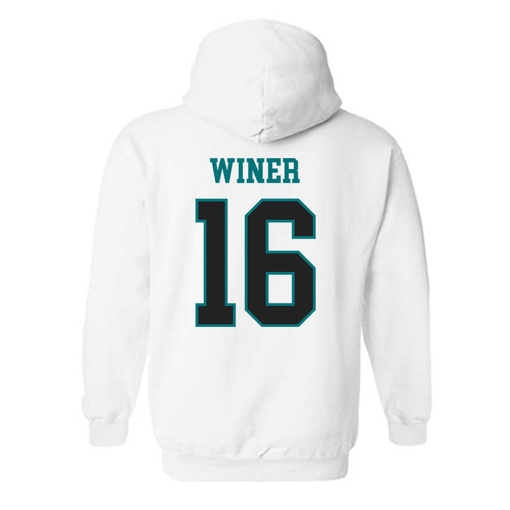 Coastal Carolina - NCAA Baseball : Jackson Winer - Classic Fashion Shersey Hooded Sweatshirt-1