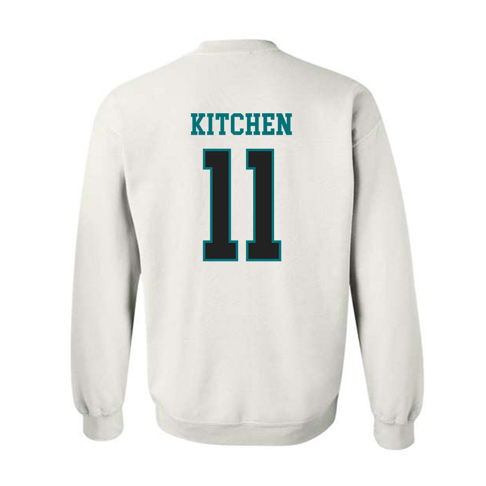 Coastal Carolina - NCAA Women's Basketball : Kamryn Kitchen - Classic Fashion Shersey Crewneck Sweatshirt-1