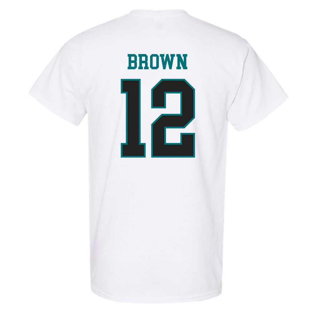 Coastal Carolina - NCAA Men's Basketball : Devin Brown - Classic Fashion Shersey T-Shirt-1