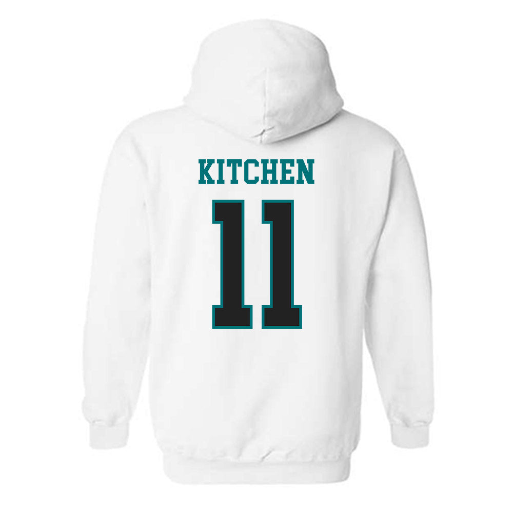 Coastal Carolina - NCAA Women's Basketball : Kamryn Kitchen - Classic Fashion Shersey Hooded Sweatshirt-1