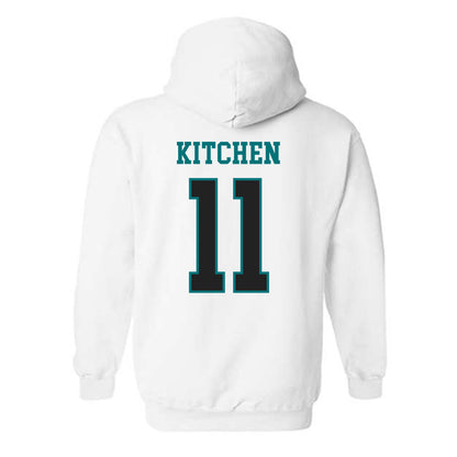 Coastal Carolina - NCAA Women's Basketball : Kamryn Kitchen - Classic Fashion Shersey Hooded Sweatshirt-1