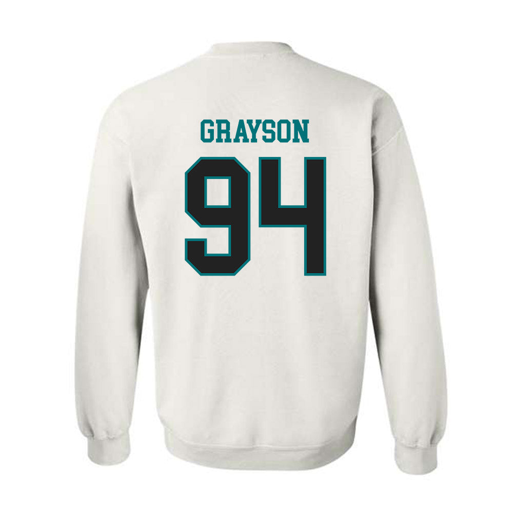 Coastal Carolina - NCAA Football : Donovan Grayson - Classic Fashion Shersey Crewneck Sweatshirt-1