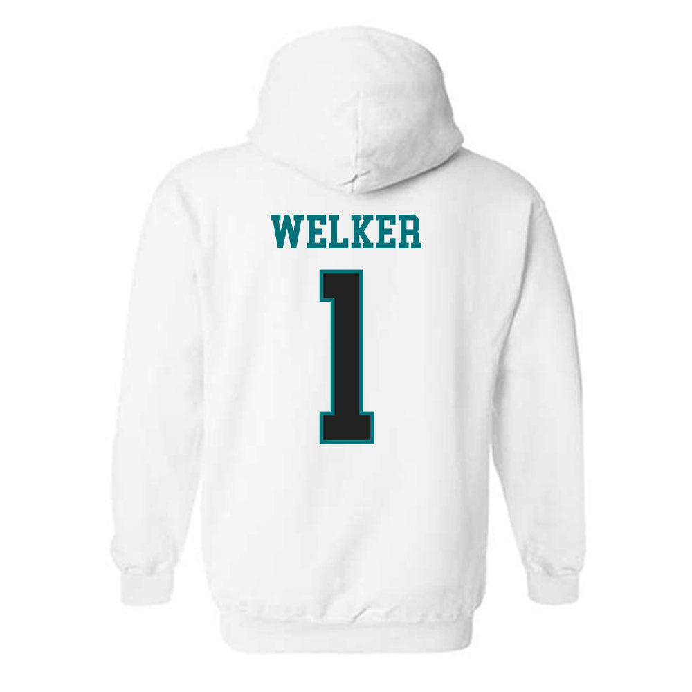 Coastal Carolina - NCAA Women's Volleyball : Hatteras Welker - Classic Fashion Shersey Hooded Sweatshirt-1