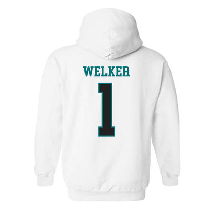 Coastal Carolina - NCAA Women's Volleyball : Hatteras Welker - Classic Fashion Shersey Hooded Sweatshirt-1