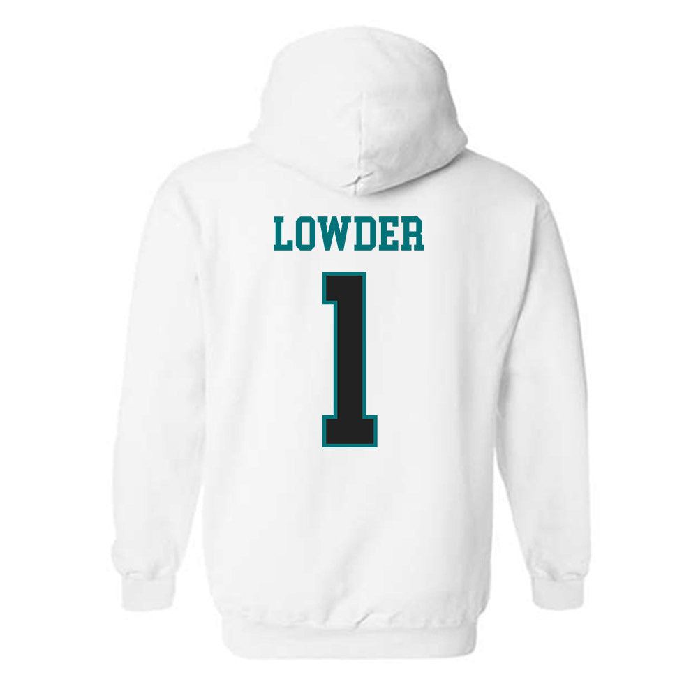 Coastal Carolina - NCAA Women's Basketball : Baylee Lowder - Classic Fashion Shersey Hooded Sweatshirt-1