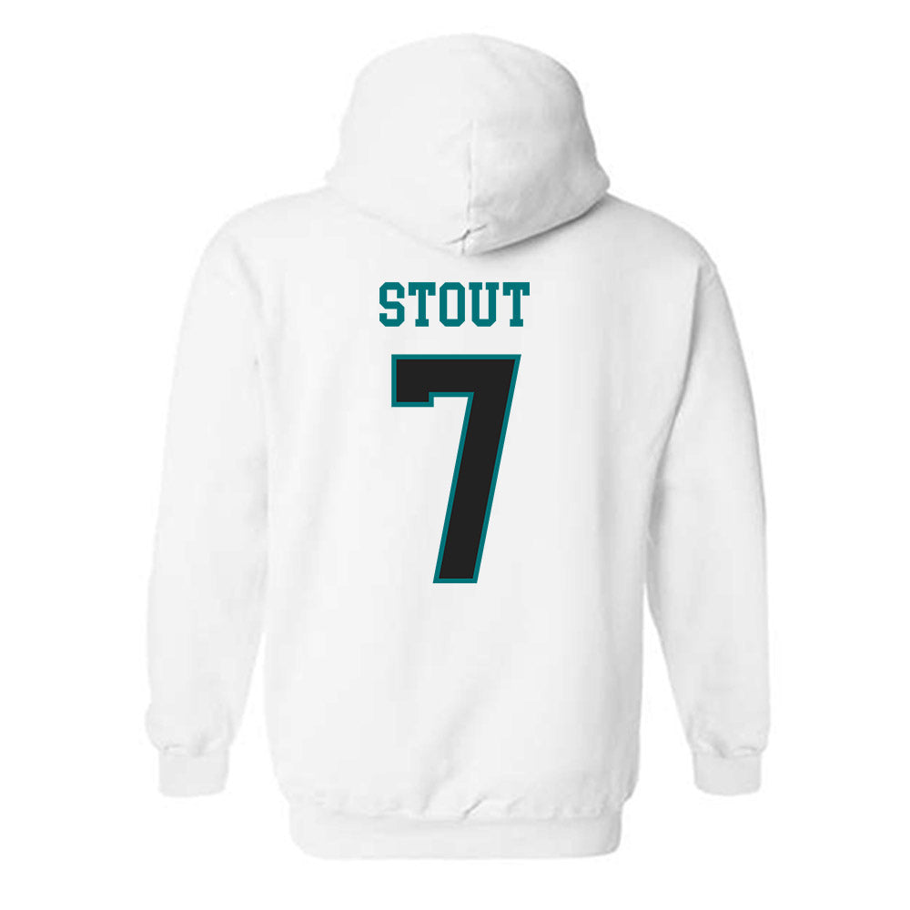 Coastal Carolina - NCAA Women's Volleyball : Jalyn Stout - Classic Fashion Shersey Hooded Sweatshirt-1