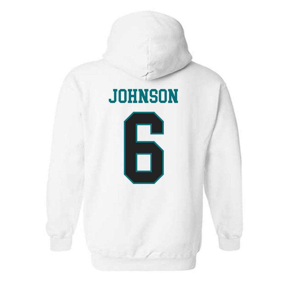Coastal Carolina - NCAA Football : Krosse Johnson - Classic Fashion Shersey Hooded Sweatshirt-1
