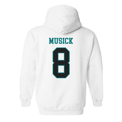 Coastal Carolina - NCAA Women's Volleyball : Kaylee Musick - Classic Fashion Shersey Hooded Sweatshirt-1