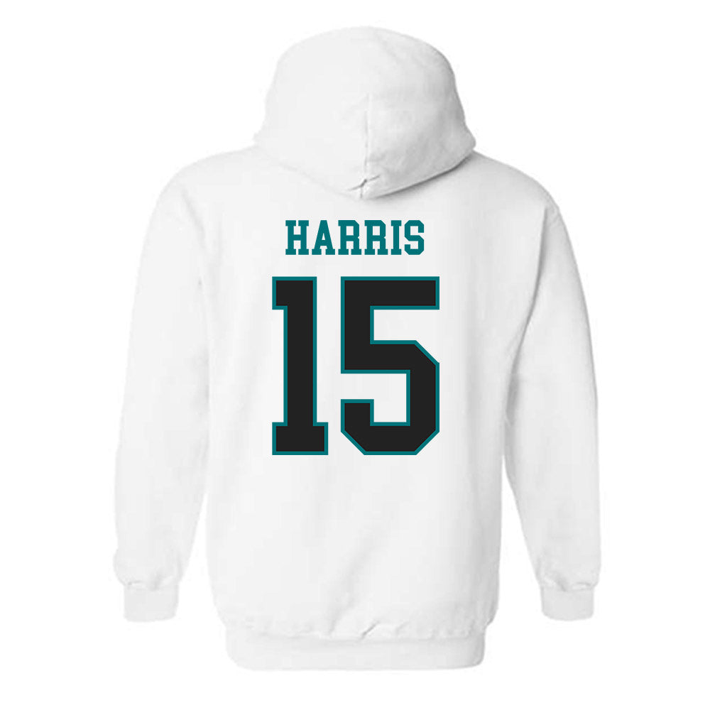 Coastal Carolina - NCAA Women's Basketball : Tateyoina Harris - Classic Fashion Shersey Hooded Sweatshirt-1