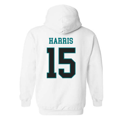 Coastal Carolina - NCAA Women's Basketball : Tateyoina Harris - Classic Fashion Shersey Hooded Sweatshirt-1