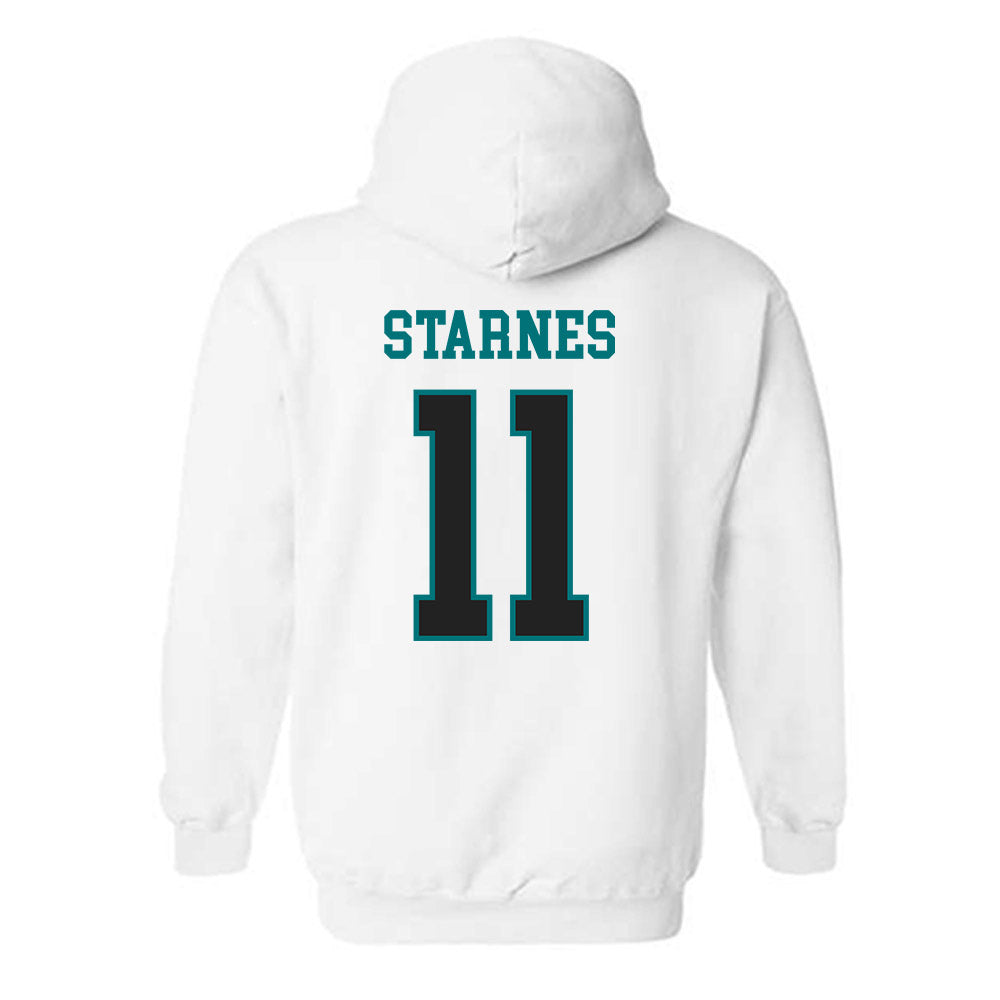 Coastal Carolina - NCAA Football : Braxton Starnes - Classic Fashion Shersey Hooded Sweatshirt-1