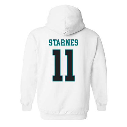 Coastal Carolina - NCAA Football : Braxton Starnes - Classic Fashion Shersey Hooded Sweatshirt-1