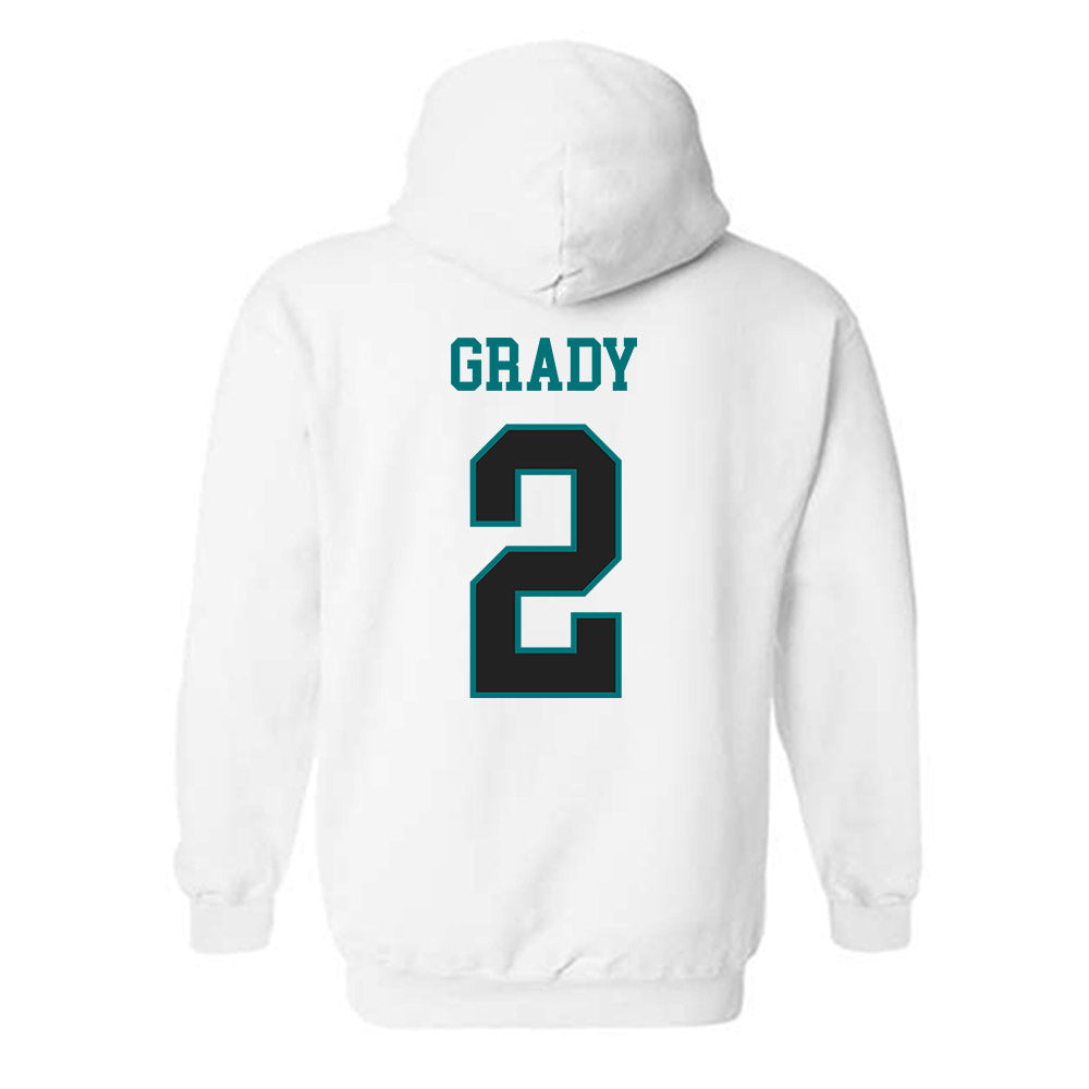 Coastal Carolina - NCAA Women's Basketball : Tessa Grady - Classic Fashion Shersey Hooded Sweatshirt-1