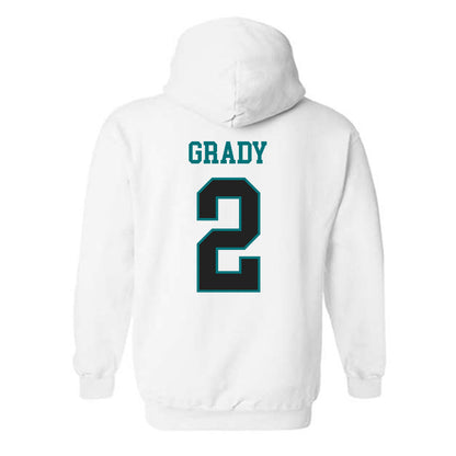 Coastal Carolina - NCAA Women's Basketball : Tessa Grady - Classic Fashion Shersey Hooded Sweatshirt-1