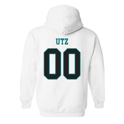 Coastal Carolina - NCAA Women's Soccer : Addie Utz - Classic Fashion Shersey Hooded Sweatshirt-1