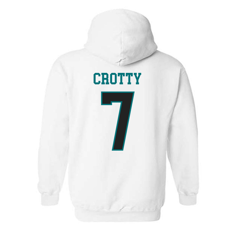 Coastal Carolina - NCAA Women's Soccer : Leah Crotty - Classic Fashion Shersey Hooded Sweatshirt-1