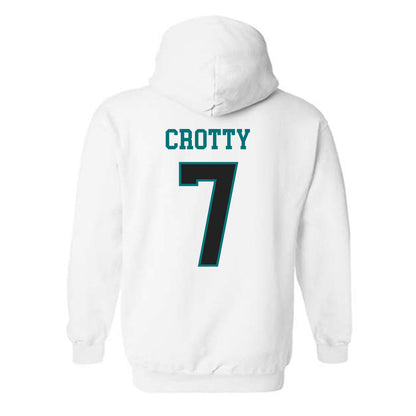 Coastal Carolina - NCAA Women's Soccer : Leah Crotty - Classic Fashion Shersey Hooded Sweatshirt-1