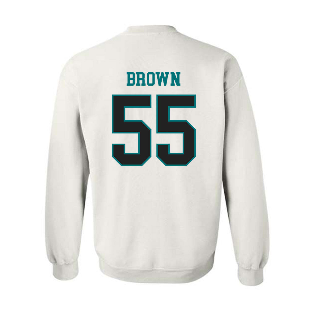 Coastal Carolina - NCAA Football : Tray Brown - Classic Fashion Shersey Crewneck Sweatshirt-1