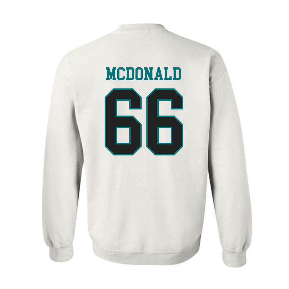 Coastal Carolina - NCAA Football : Kain McDonald - Classic Fashion Shersey Crewneck Sweatshirt-1
