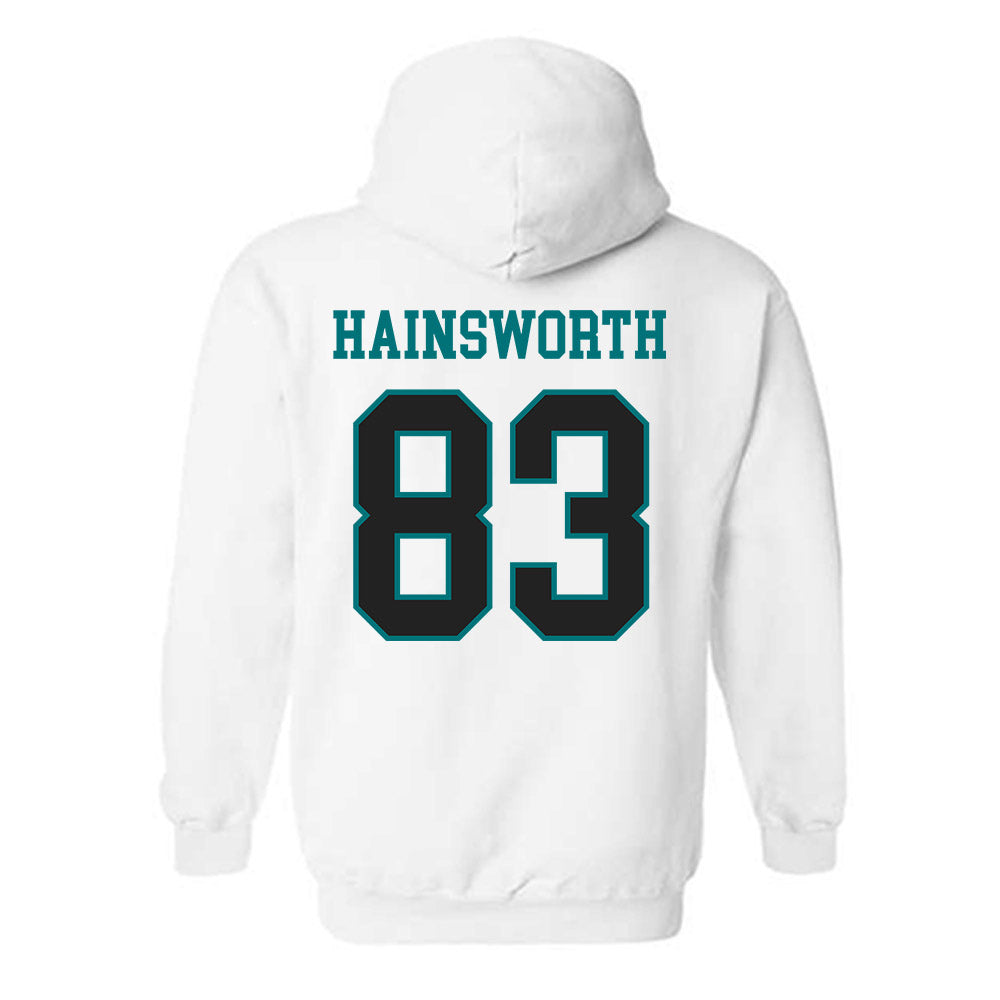 Coastal Carolina - NCAA Football : Kd Hainsworth - Classic Fashion Shersey Hooded Sweatshirt-1