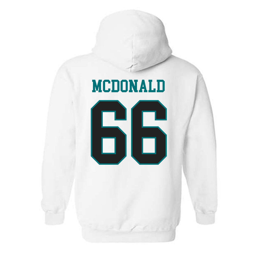 Coastal Carolina - NCAA Football : Kain McDonald - Classic Fashion Shersey Hooded Sweatshirt-1