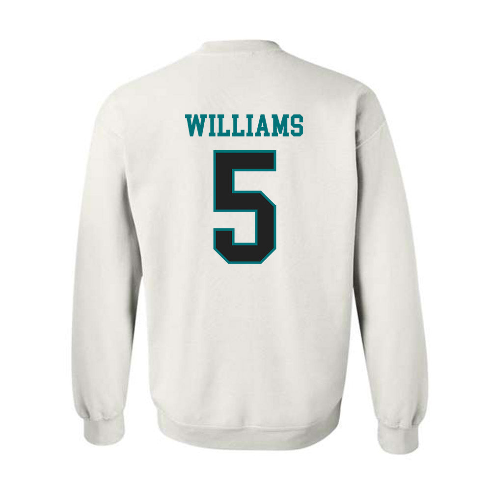 Coastal Carolina - NCAA Women's Basketball : Kristin Williams - Classic Fashion Shersey Crewneck Sweatshirt-1