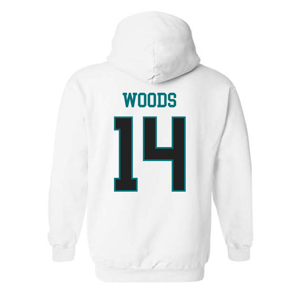 Coastal Carolina - NCAA Football : Myles Woods - Classic Fashion Shersey Hooded Sweatshirt-1