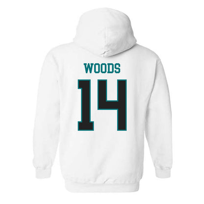 Coastal Carolina - NCAA Football : Myles Woods - Classic Fashion Shersey Hooded Sweatshirt-1