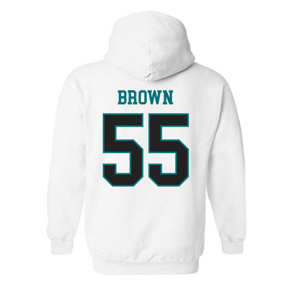 Coastal Carolina - NCAA Football : Tray Brown - Classic Fashion Shersey Hooded Sweatshirt-1