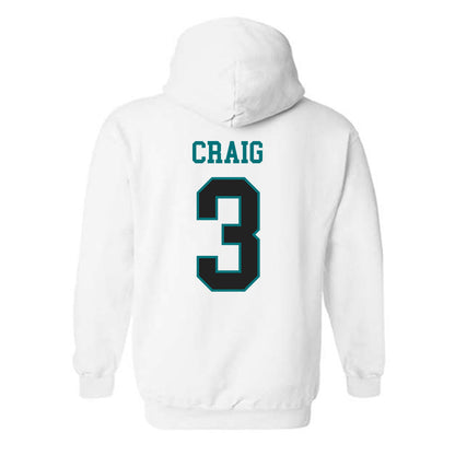 Coastal Carolina - NCAA Men's Basketball : Dajohn Craig - Classic Fashion Shersey Hooded Sweatshirt-1