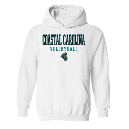 Coastal Carolina - NCAA Women's Volleyball : Anzley Rinard - Classic Fashion Shersey Hooded Sweatshirt-0