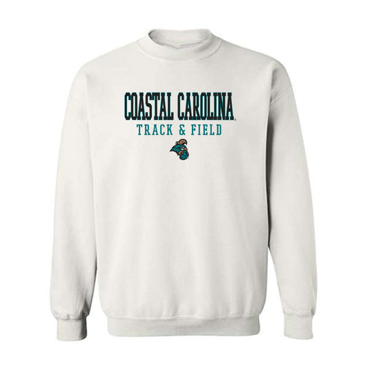 Coastal Carolina - NCAA Men's Track & Field : DeMarcus Boykin - Classic Fashion Shersey Crewneck Sweatshirt-0