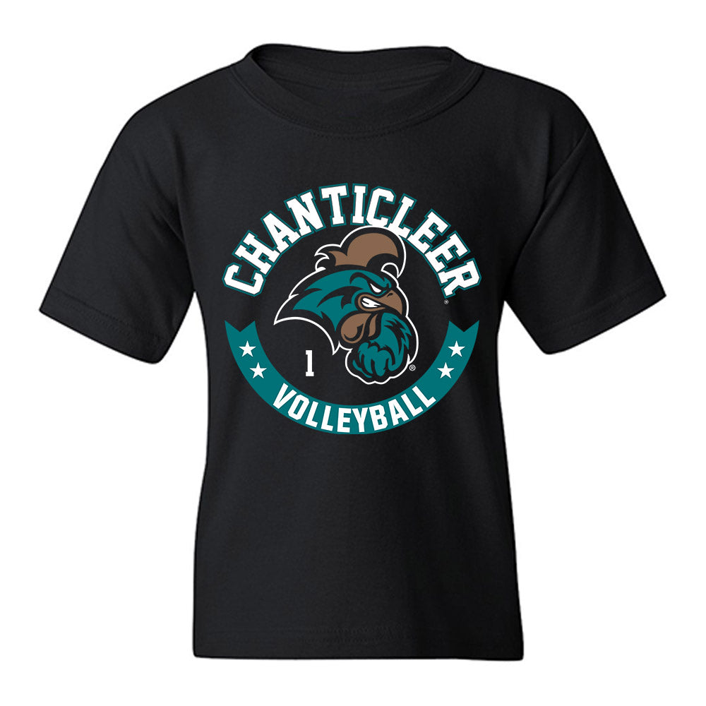 Coastal Carolina - NCAA Women's Volleyball : Hatteras Welker - Classic Fashion Shersey Youth T-Shirt-0