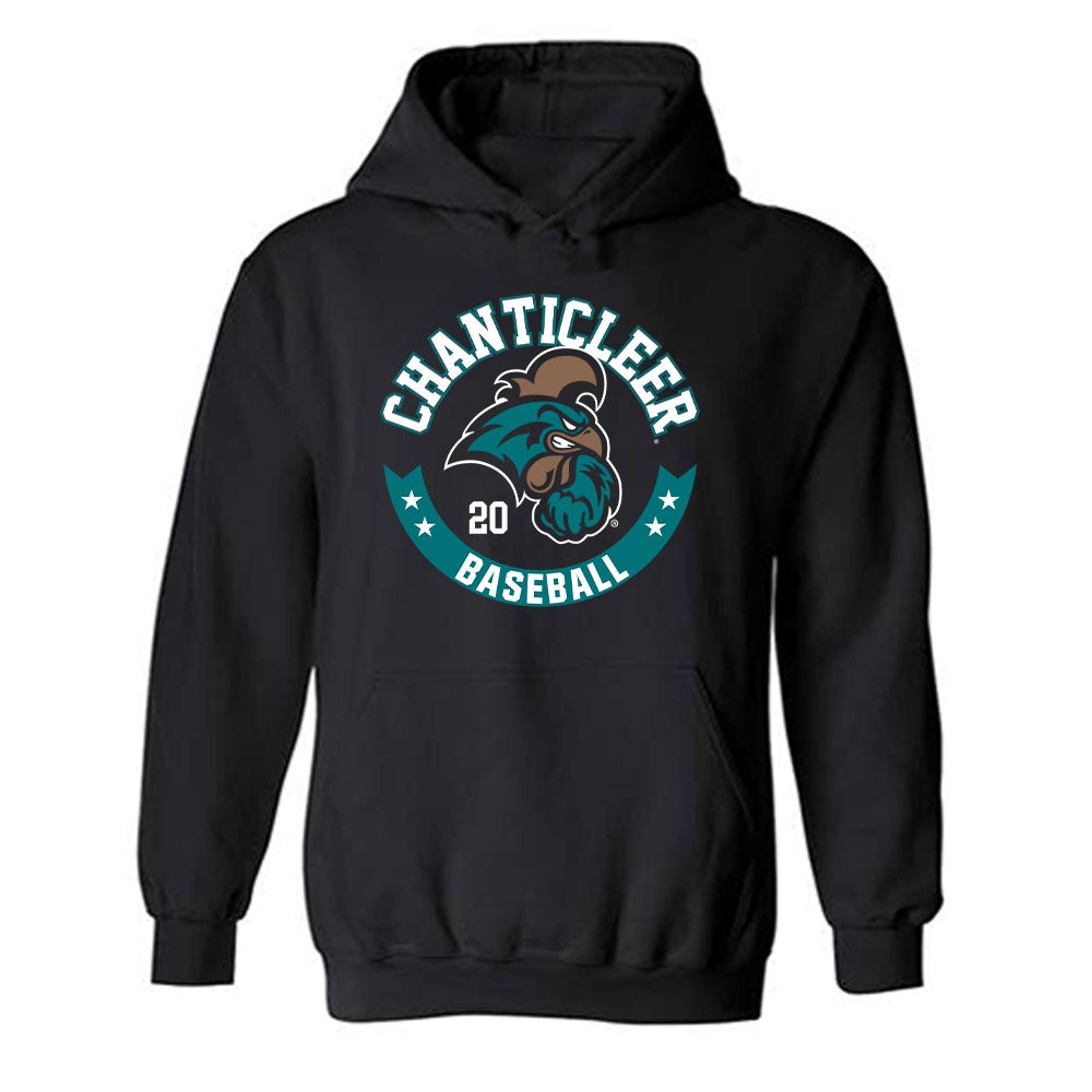 Coastal Carolina - NCAA Baseball : Case Bosch - Classic Fashion Shersey Hooded Sweatshirt-0
