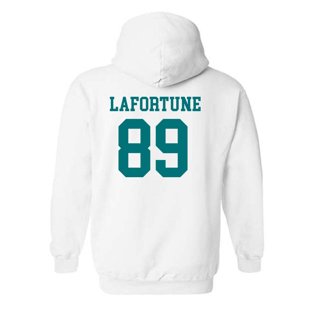 Coastal Carolina - NCAA Football : Tamarion Lafortune - Classic Shersey Hooded Sweatshirt-1