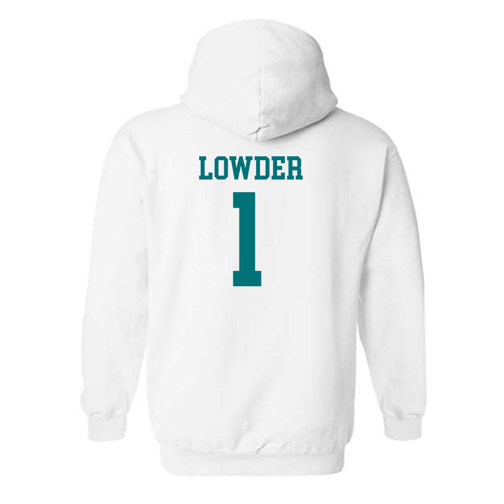 Coastal Carolina - NCAA Women's Basketball : Baylee Lowder - Classic Shersey Hooded Sweatshirt-1
