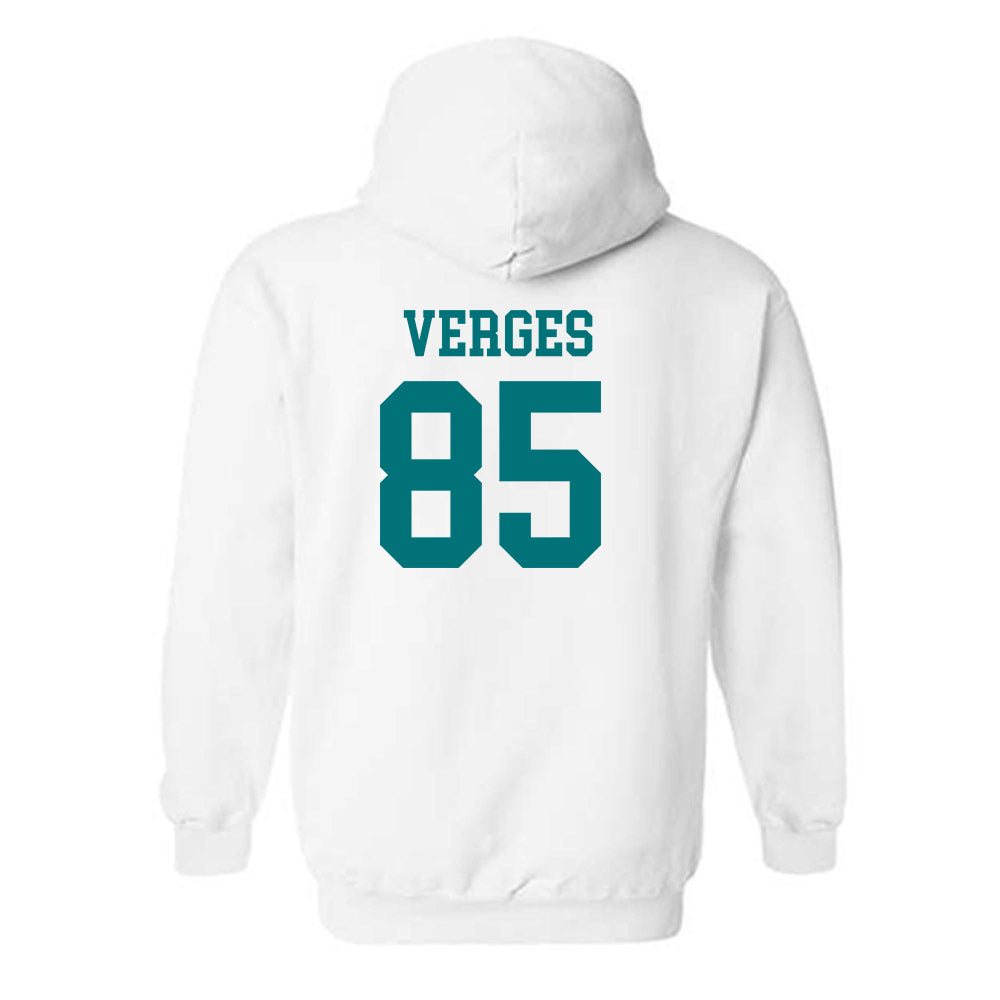 Coastal Carolina - NCAA Football : Ben Verges - Classic Shersey Hooded Sweatshirt-1