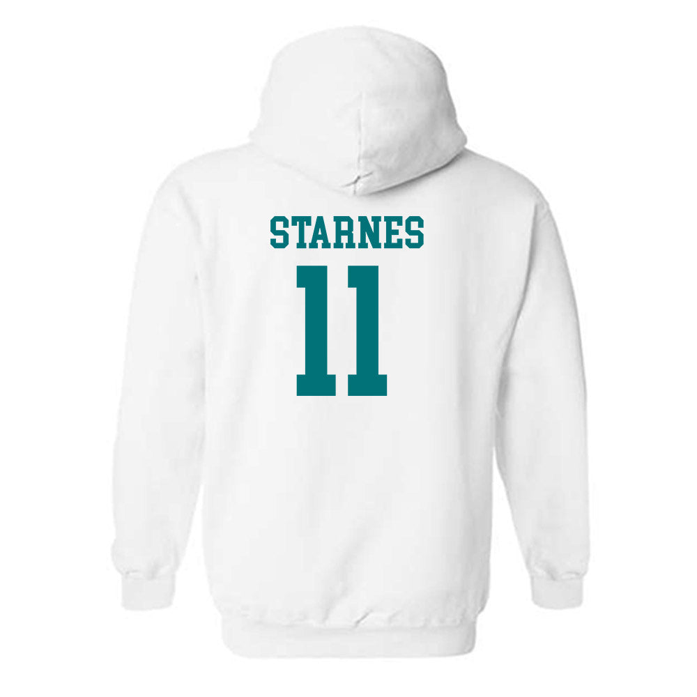 Coastal Carolina - NCAA Football : Braxton Starnes - Classic Shersey Hooded Sweatshirt-1