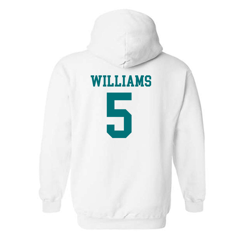 Coastal Carolina - NCAA Women's Basketball : Kristin Williams - Classic Shersey Hooded Sweatshirt-1