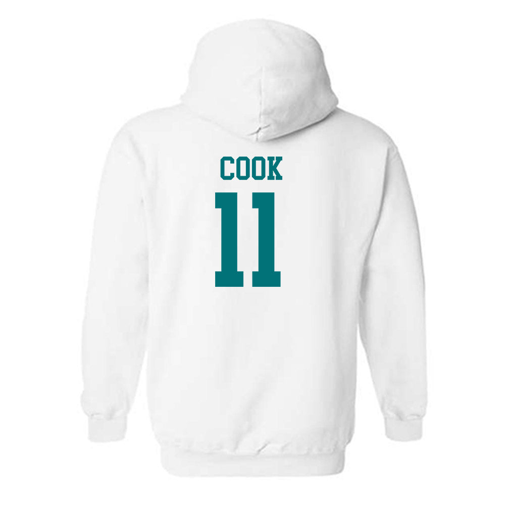 Coastal Carolina - NCAA Men's Soccer : Christian Cook - Classic Shersey Hooded Sweatshirt-1