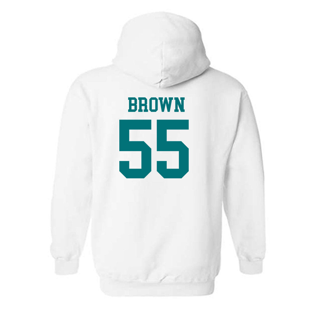 Coastal Carolina - NCAA Football : Tray Brown - Classic Shersey Hooded Sweatshirt-1