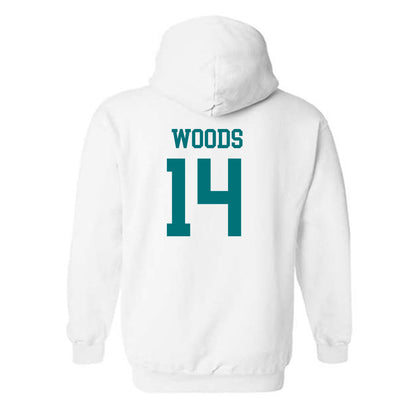 Coastal Carolina - NCAA Football : Myles Woods - Classic Shersey Hooded Sweatshirt-1