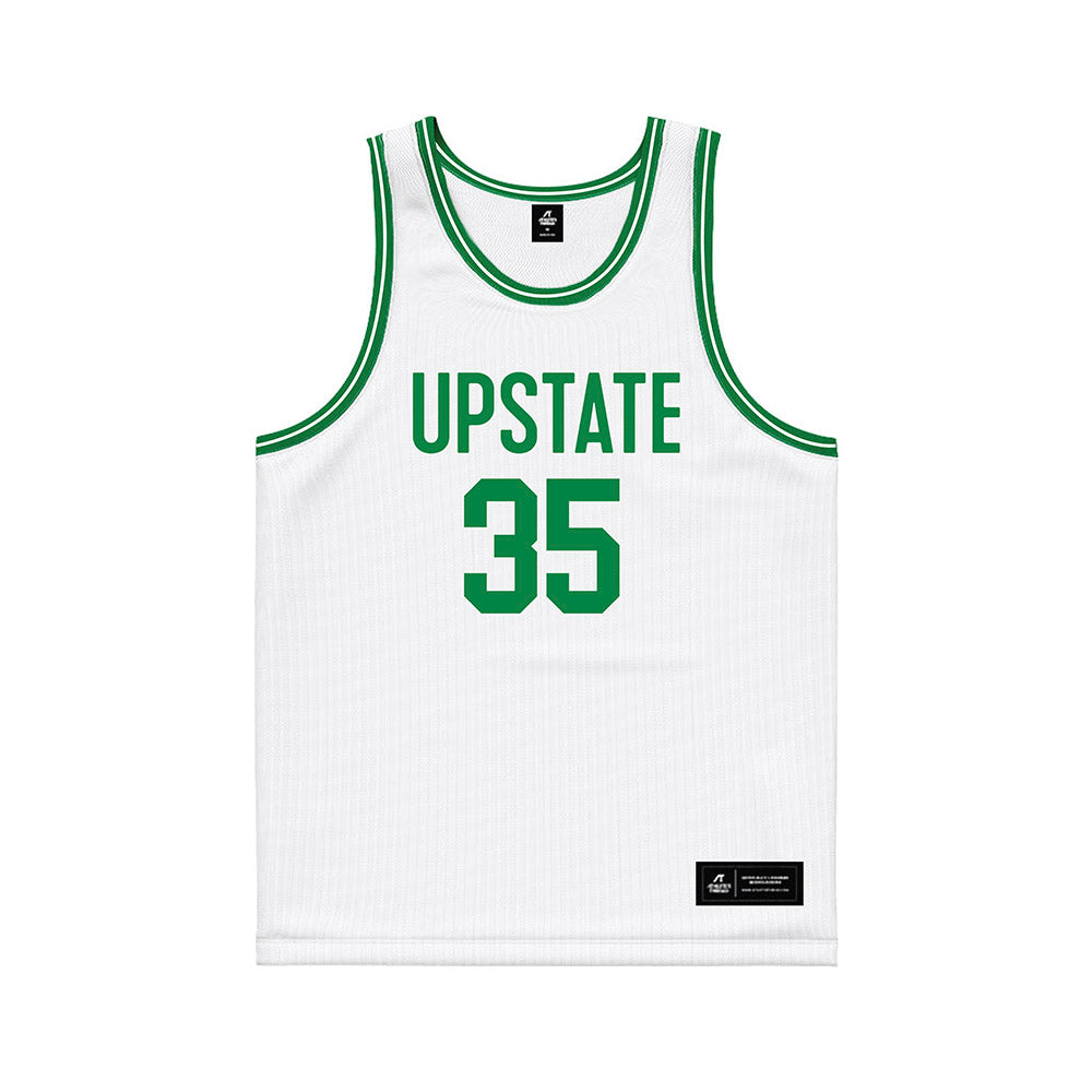 USC Upstate - NCAA Women's Basketball : Aubrie Kierscht - White Basketball Jersey-0