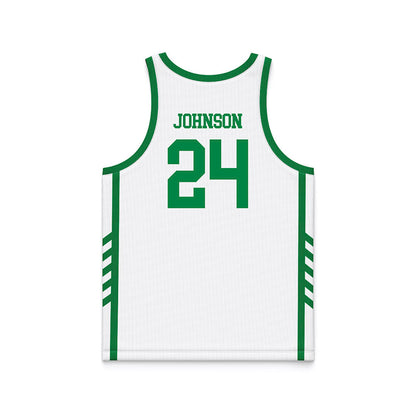 USC Upstate - NCAA Men's Basketball : Chico Johnson - White Basketball Jersey-2