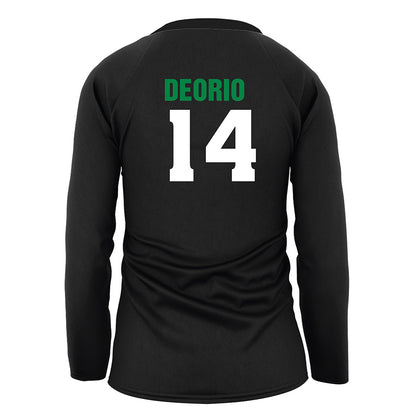 USC Upstate - NCAA Women's Volleyball : Lauren DeOrio - Black Volleyball Jersey-1