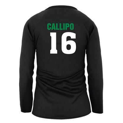 USC Upstate - NCAA Women's Volleyball : olivia callipo - Black Volleyball Jersey-1